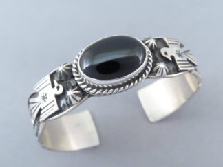 Black Onyx Cuff Bracelet by Andy Cadman